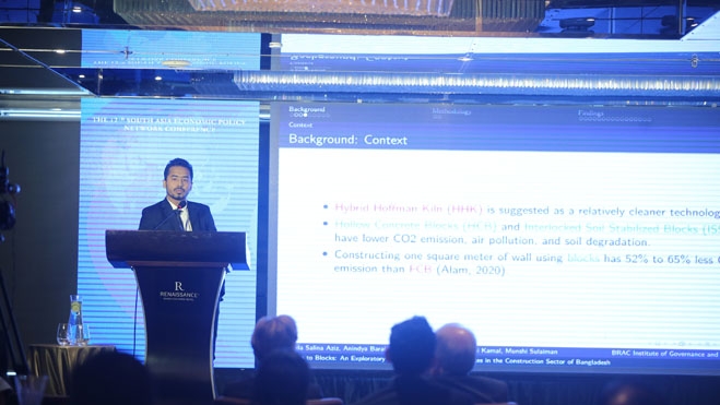 Presenting findings of Paper VI: Bricks to blocks: An exploratory study of a policy and practices in the construction sector of Bangladesh